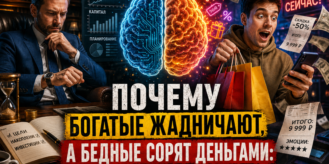 Почему богатые жадничают, а бедные сорят деньгами: странная правда о нашем мозге и деньгах