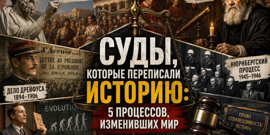 Суды, которые переписали историю: 5 процессов, изменивших мир