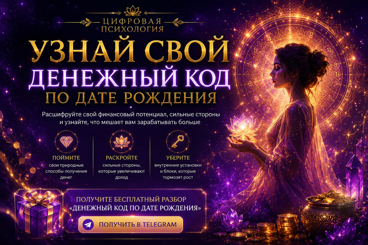 узнайте свой денежный код по вашей дате рождения бесплатно 