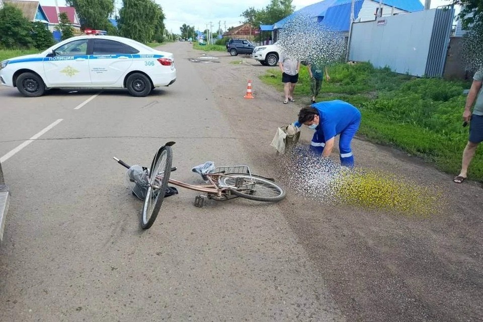    Пострадавшую госпитализировали в больницу. Фото: полиция Оренбуржья