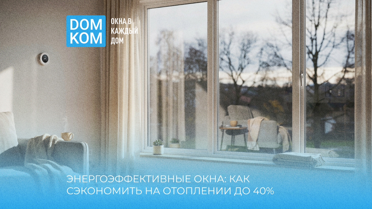 Энергоэффективные окна: как сэкономить на отоплении до 40%
