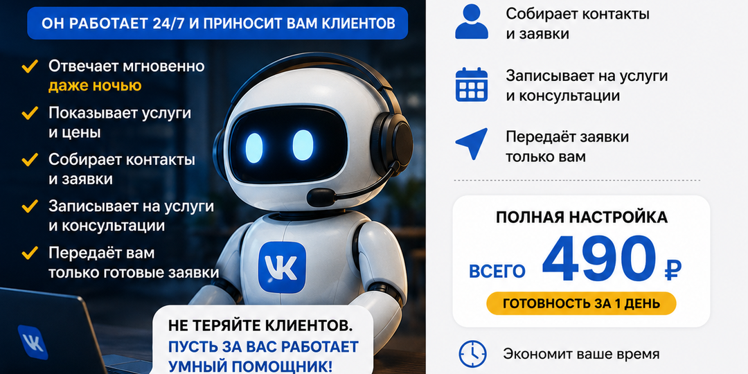 ❌ Вам пишут клиенты, а отвечать некогда?