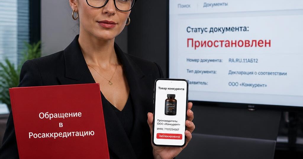 Конкурент торгует с фальшивым сертификатом? Пожалуйтесь в Росаккредитацию - и его карточку заблокируют