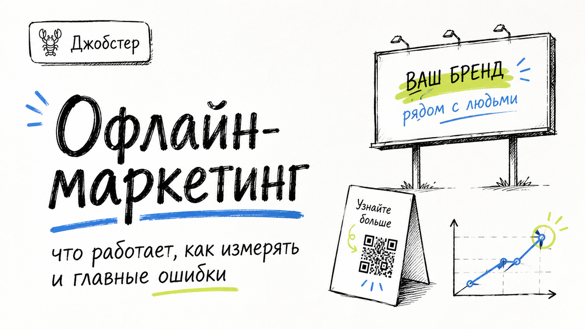 Офлайн-маркетинг: полный разбор инструментов, метрик и ошибок, которые съедают бюджет