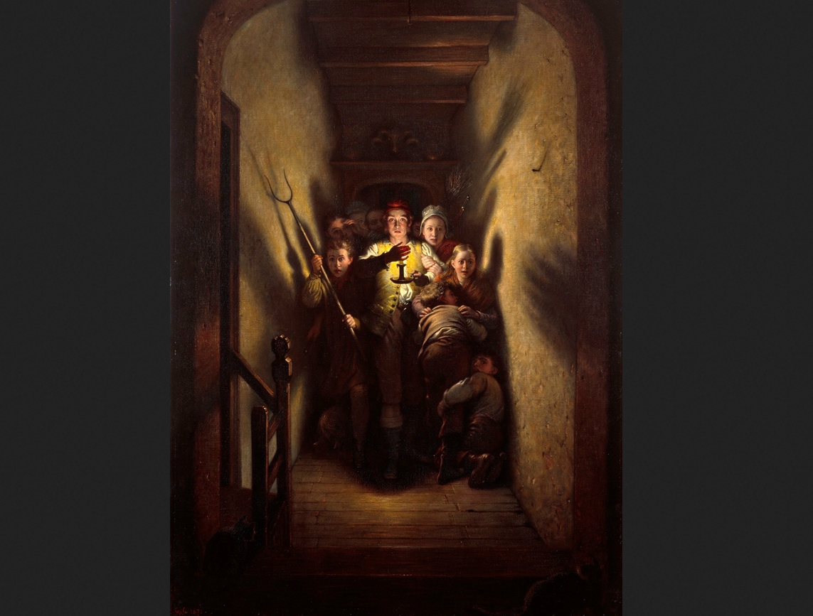 Чарльз Уэст Коуп. «Ночная тревога», 1871.