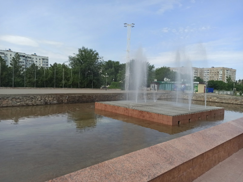 Так выглядел фонтан, когда он работал