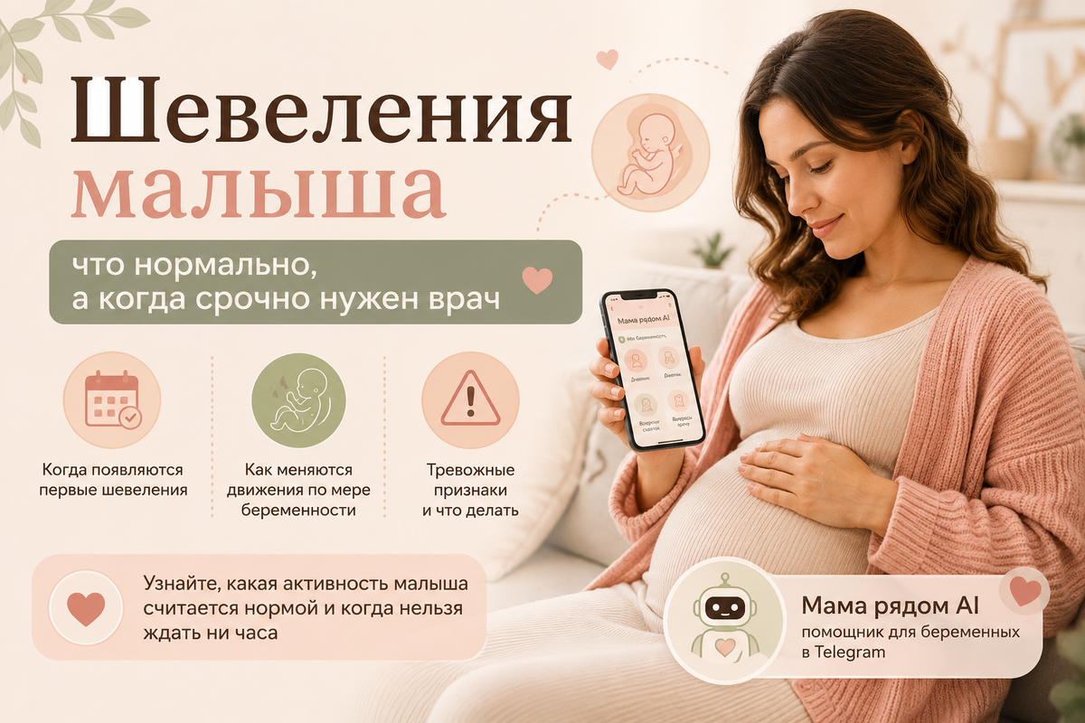 Когда появляются первые шевеления, почему их характер меняется и в каких ситуациях нельзя ждать до следующего дня