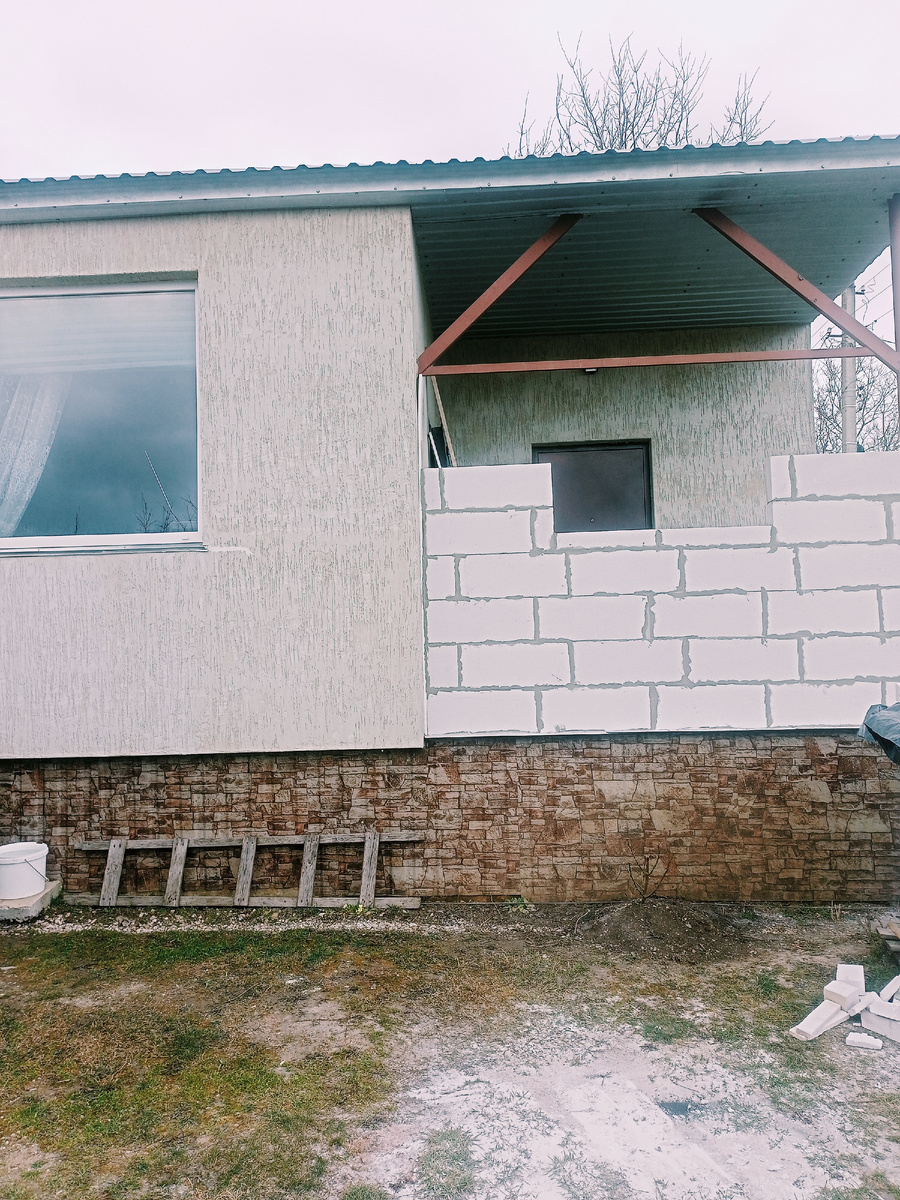 Фото автора. Начали переделку.