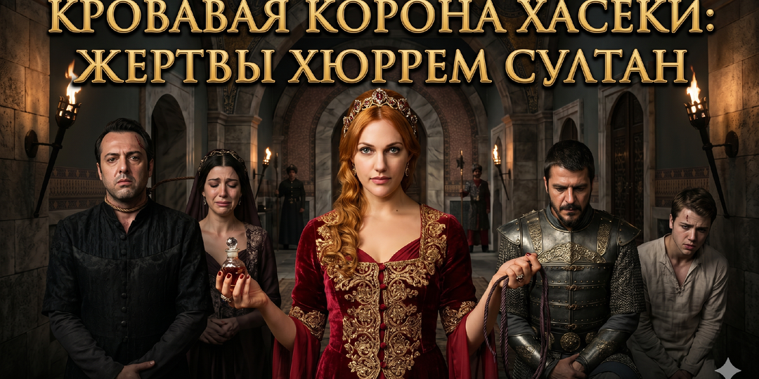 Кровавая корона Хасеки: Все жертвы Хюррем Султан в сериале «Великолепный век»