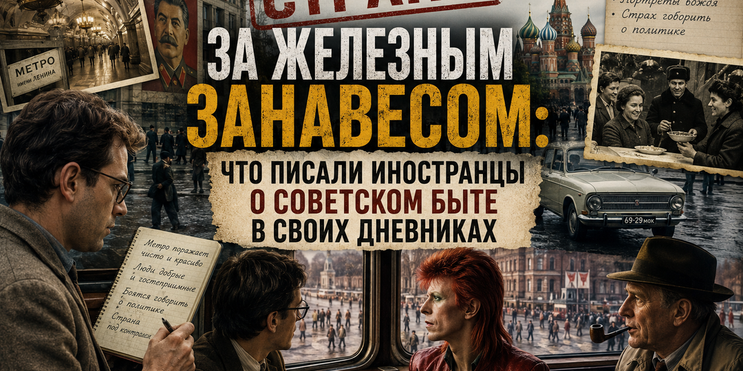 Страна за железным занавесом: что писали иностранцы о советском быте в своих дневниках