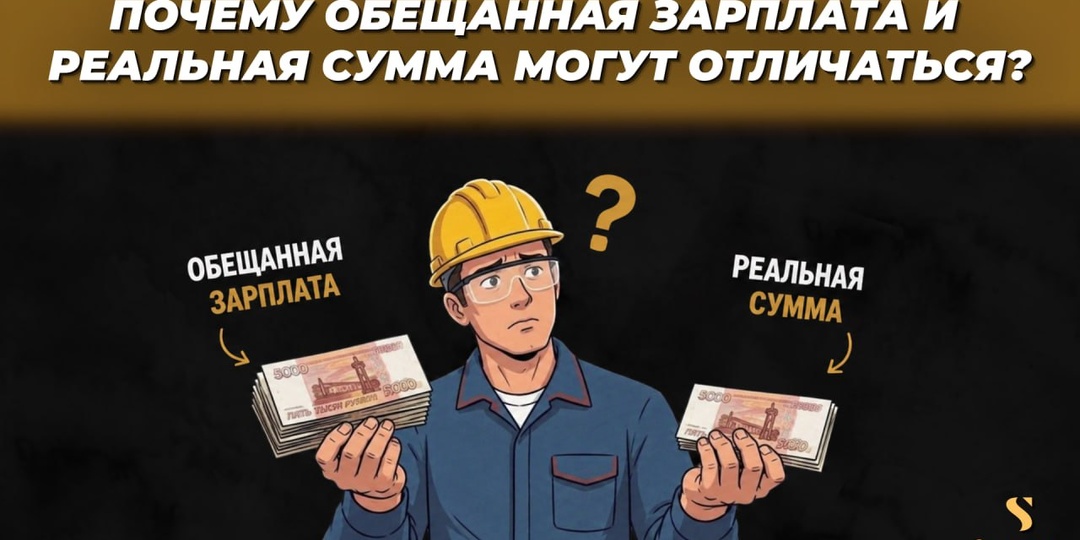 Почему обещанная зарплата и реальная сумма могут отличаться?