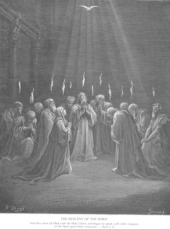 Картина "The descent of the Spirit"