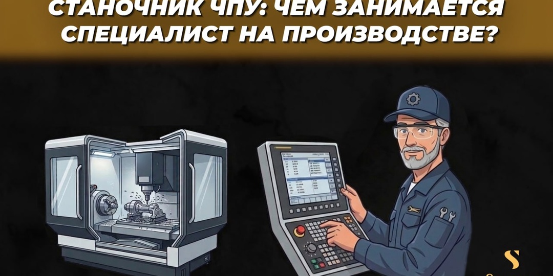 Станочник ЧПУ: чем занимается специалист на производстве?