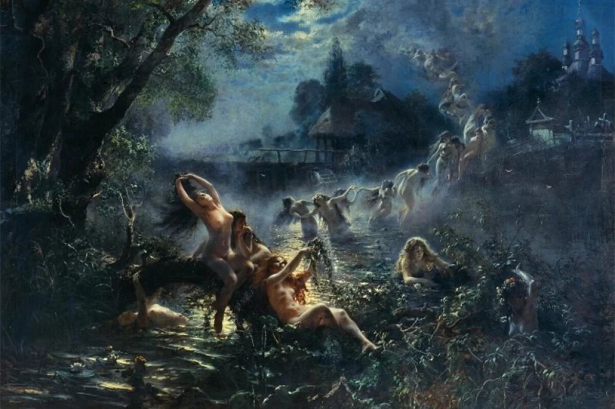    «Русалки», Константин Маковский, 1879 г.
