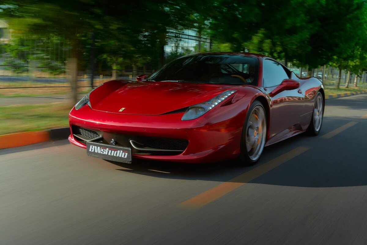 Ferrari 958 Italia после комплекса по уходу за кузовом и салоном