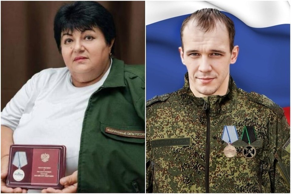    Жительница Ростовской области гордится сыном-героем. Фото: из архива семьи.