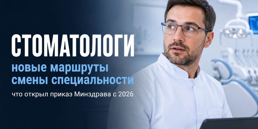 Стоматологи: новый приказ Минздрава открыл переходы между специальностями, которых раньше не существовало