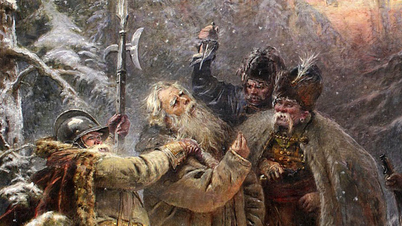 Фрагмент картины "Иван Сусанин"