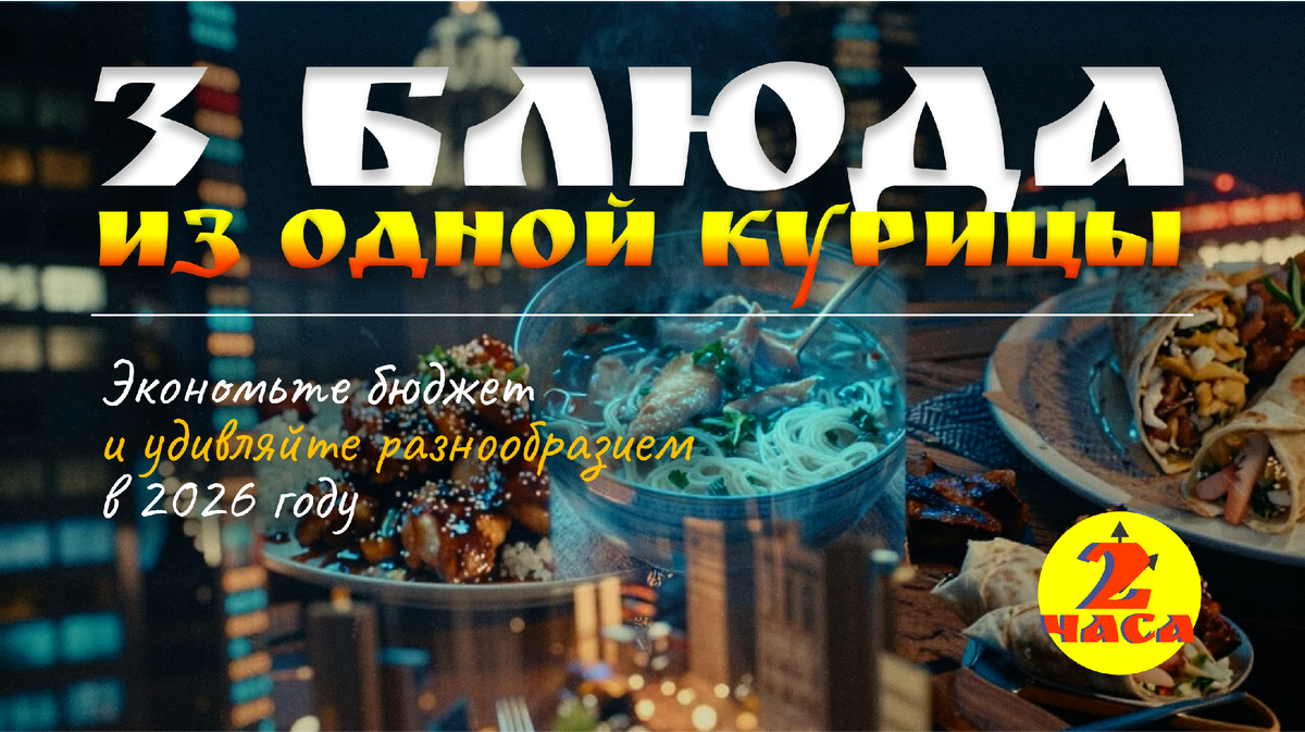 3 блюда из одной курицы: Экономьте бюджет и удивляйте разнообразием в 2026 году 