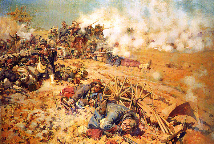 Пьер-Жорж Жаннью. Битва при Марс-ла-Тур (1886)