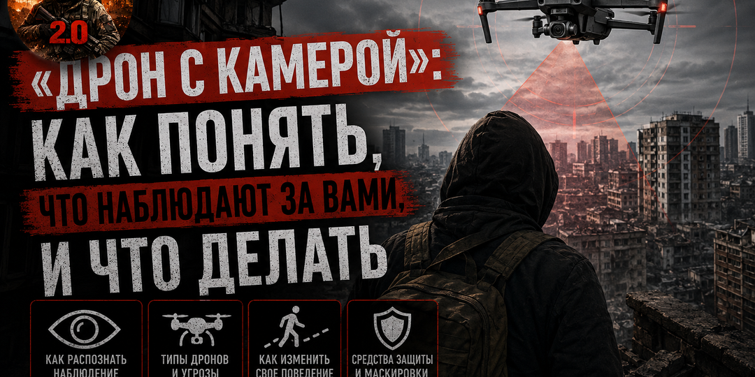 «Дрон с камерой»: как понять, что наблюдают за вами, и что делать