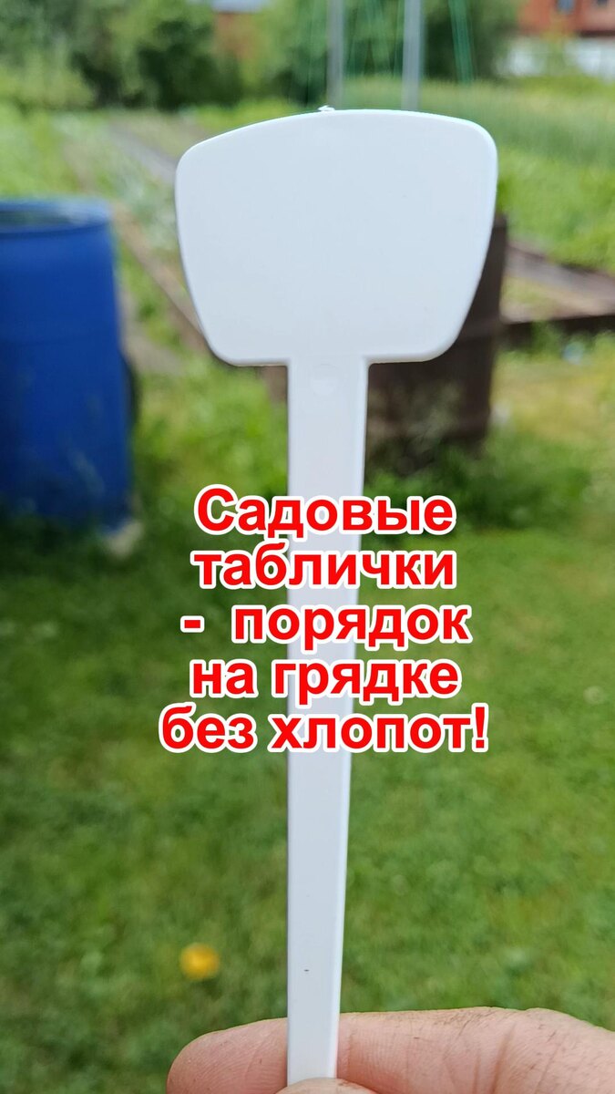 Готовые садовые таблички