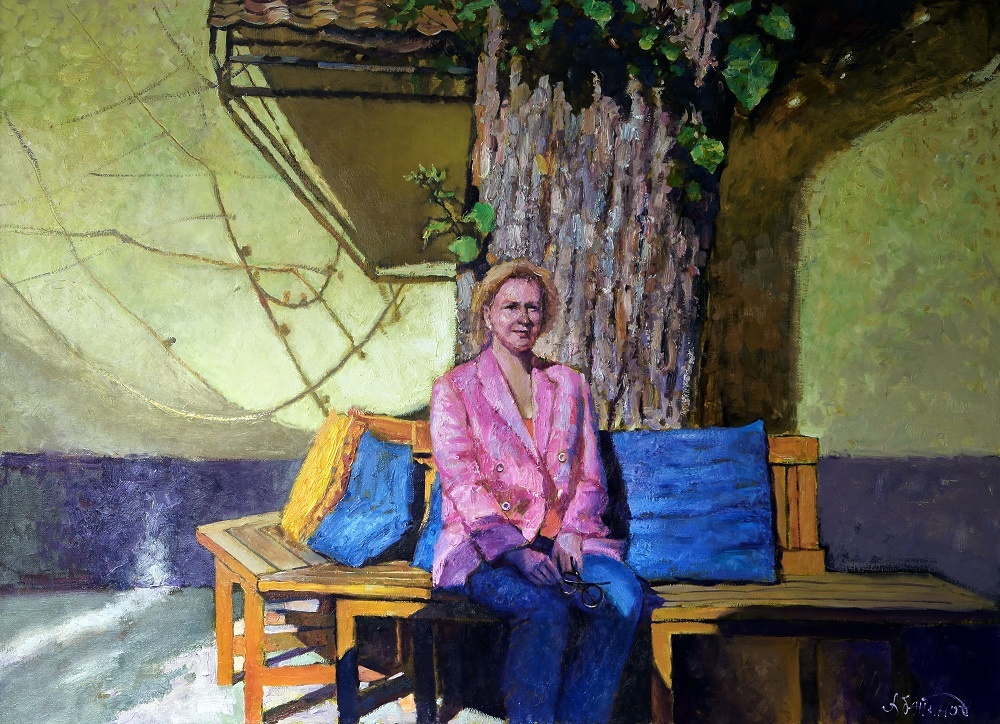 На солнышке, х.,м., 130х180 см., 2026
