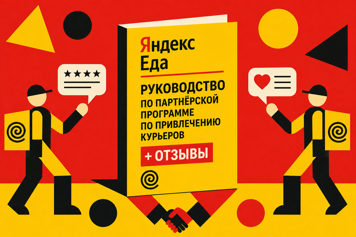 Руководство по партнёрской программе Яндекс Еды по привлечению курьеров