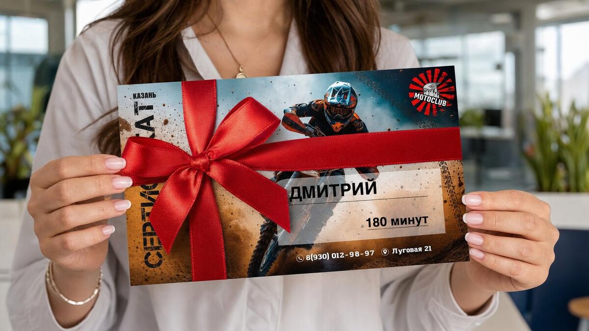 Подарочный сертификат на прокат эндуро