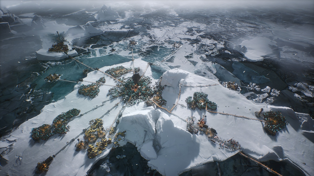 Для Frostpunk 2 вышло DLC про город у подножия вулкана