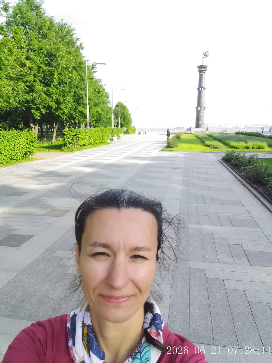 Я у маяка в парке 300 лет Спб
