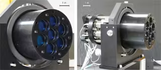 Фазированная решетка из лазерных излучателей, установленных на поверхности летательного аппарата