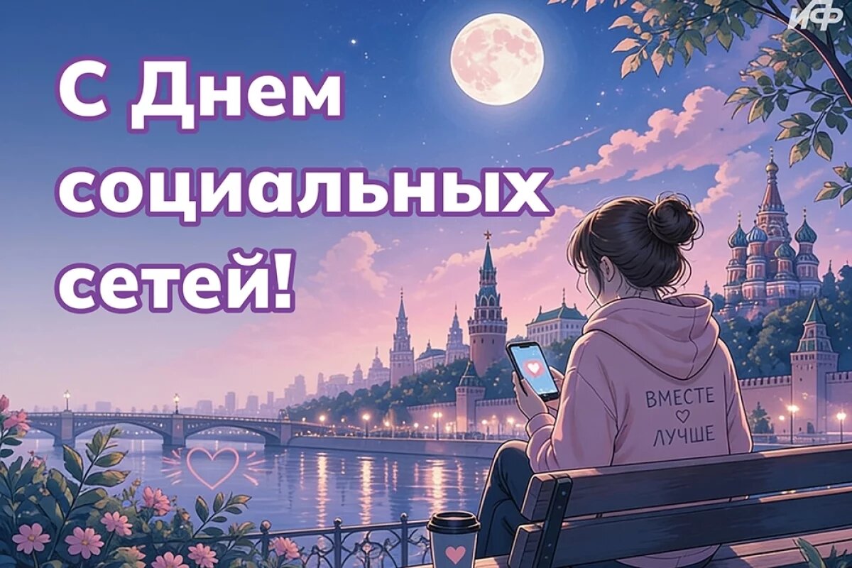    20+ открыток с Днем соцсетей.