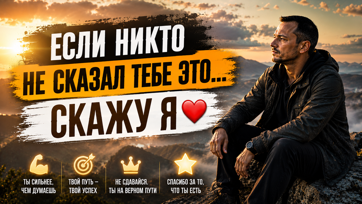 ❤️ Если никто сегодня не сказал тебе этого — скажу я