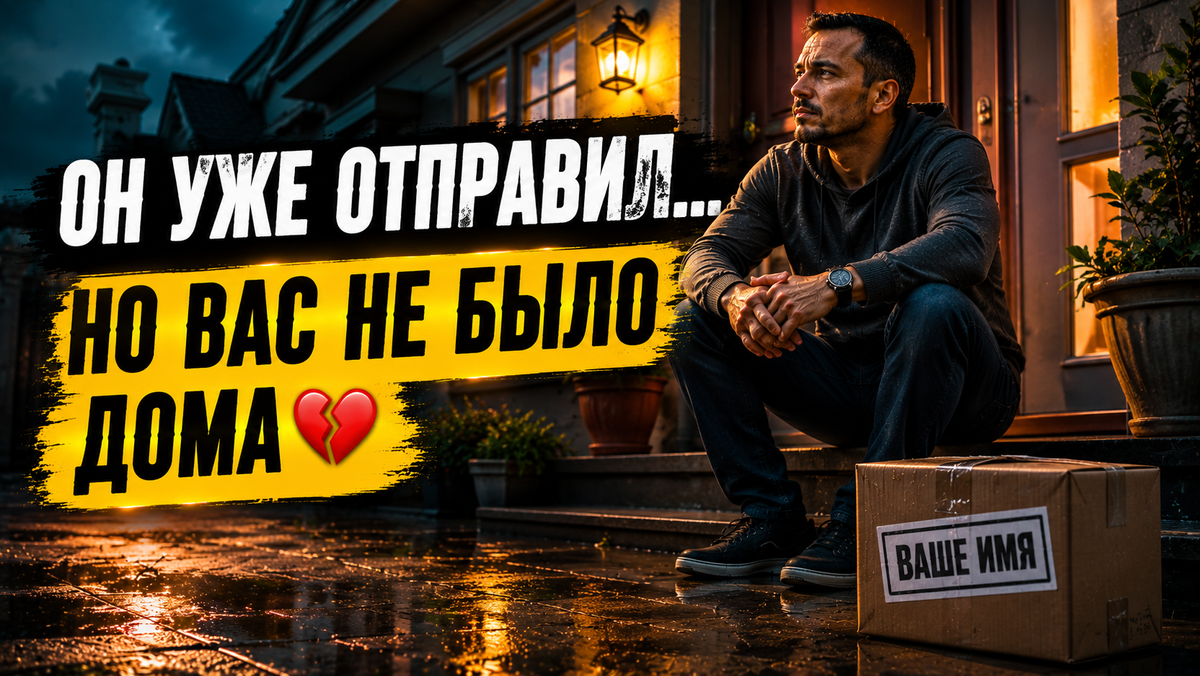 📦 Возможно, ваша посылка уже пришла. Но вас не было дома
