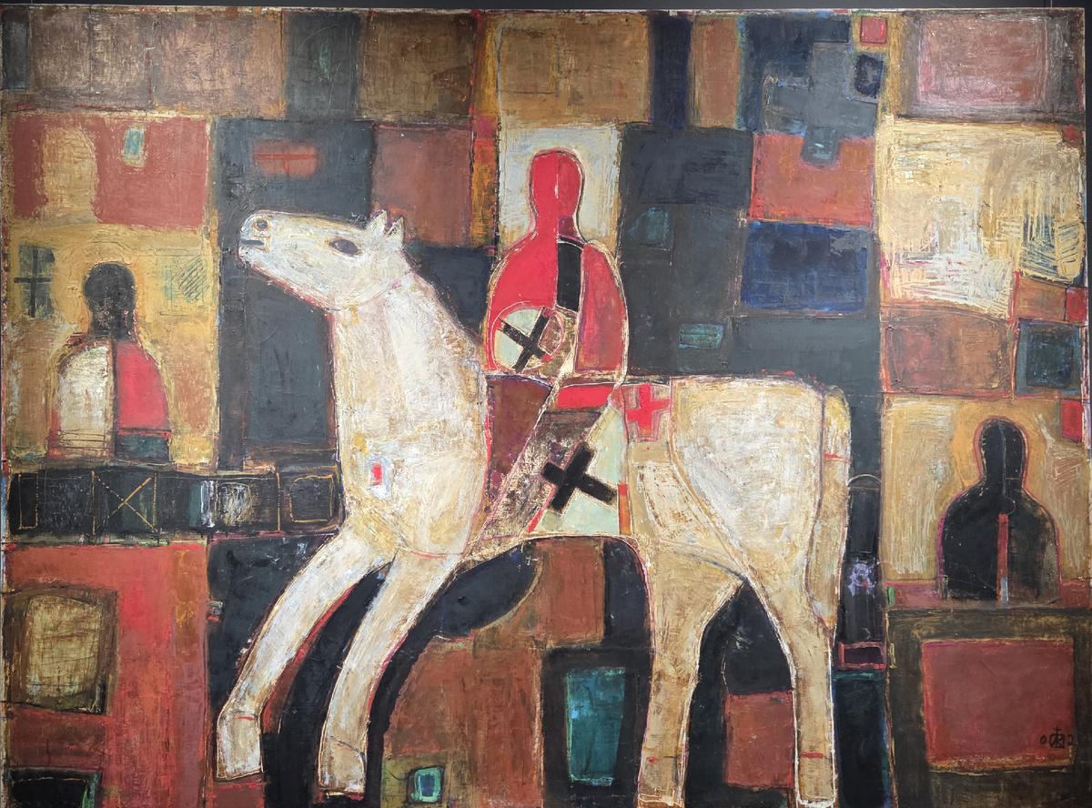 Игорь Кислицын. Всадник Порога. 2002 холст, масло