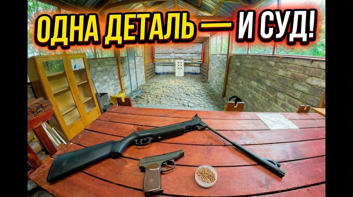 С виду — обычный мужской отдых с безобидной пневматикой, который сегодня из-за одной гаражной доработки может легко закончиться судом и конфискацией