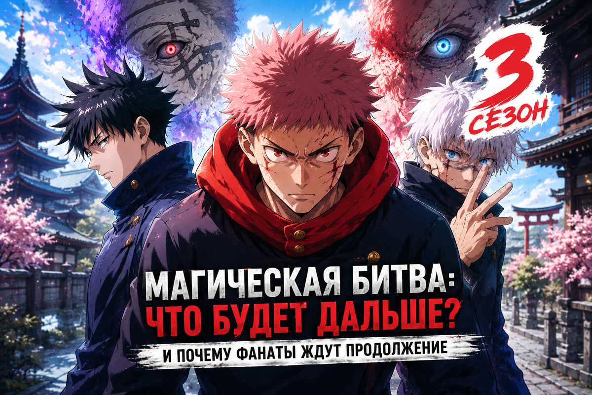 Персонажи из аниме "Магическая битва"