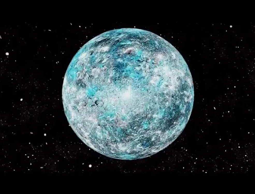 Визуализация планеты 55 Cancri e