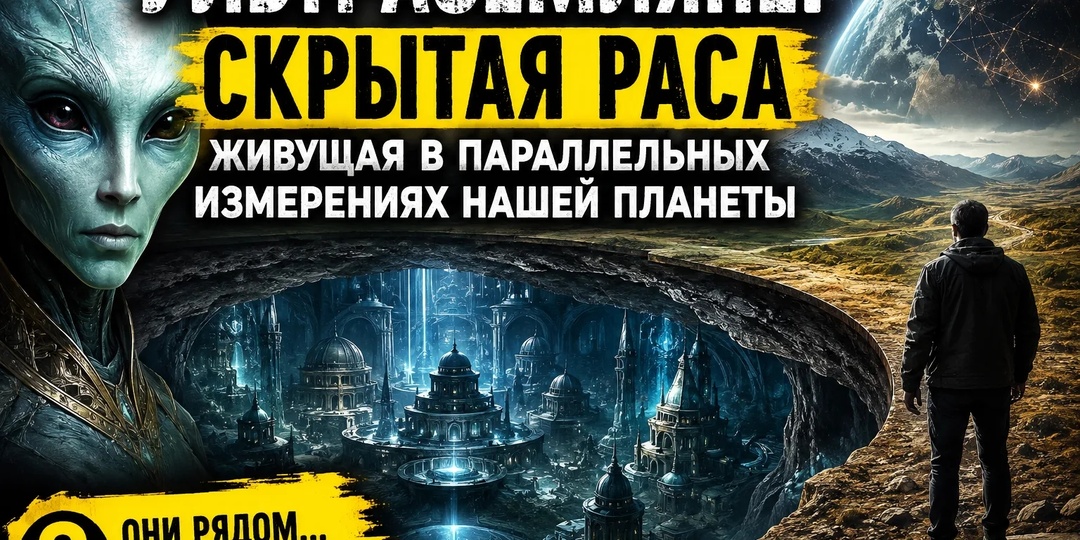ВЫ НЕ ПОВЕРИТЕ, КТО ЖИВЁТ ПРЯМО У НАС ПОД НОГАМИ! «Ультраземляне» и тайна параллельных миров