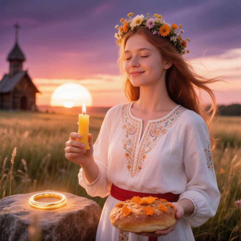 Хорс-светлоликий, прими дары и поверни солнечное колесо к счастью