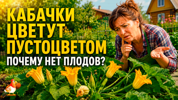 Кабачки цветут пустоцветом и не дают плодов – почему кусты дурят дачника и что срочно делать?