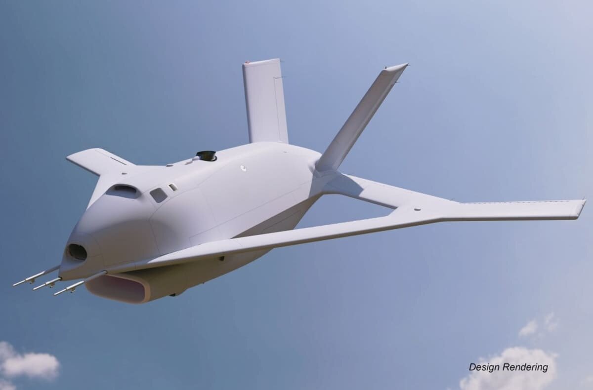    Концепт экспериментального беспилотника X-65 / © Aurora Flight Sciences