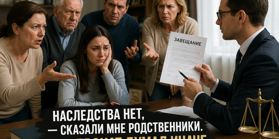 Наследства нет, — сказали мне родственники. Но адвокат думал иначе