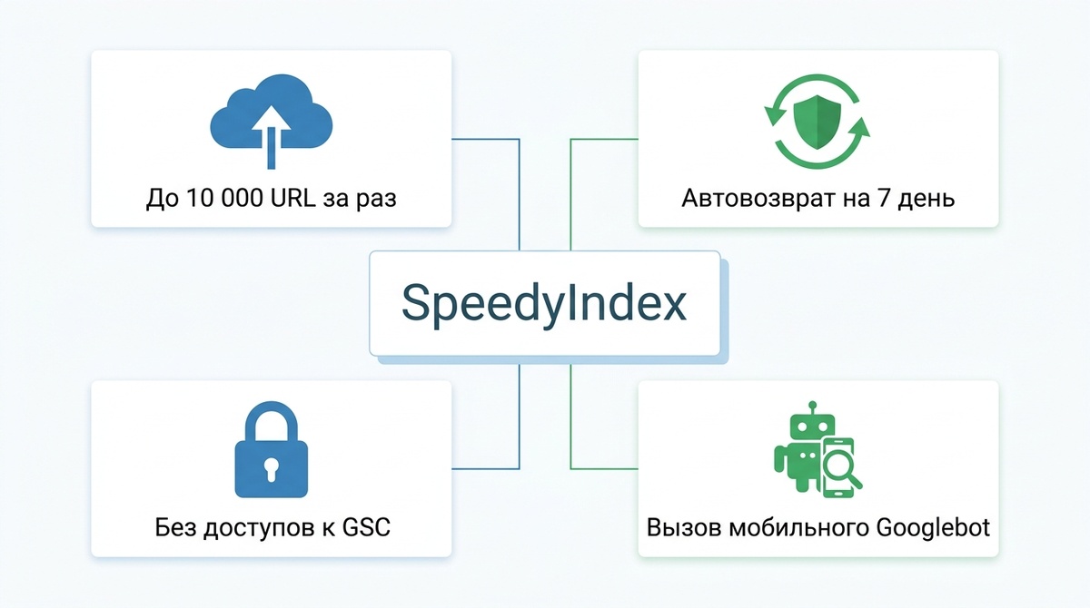 Сервис для быстрой индексации - SpeedyIndex.