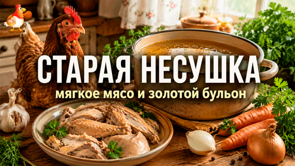 Как приготовить жёсткую курицу, чтобы мясо стало мягким? Старая несушка не резина, а золото!