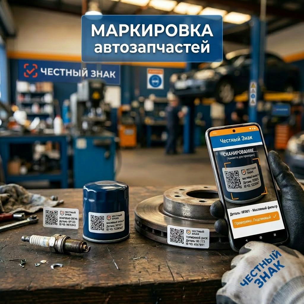 Маркировка автозапчастей
