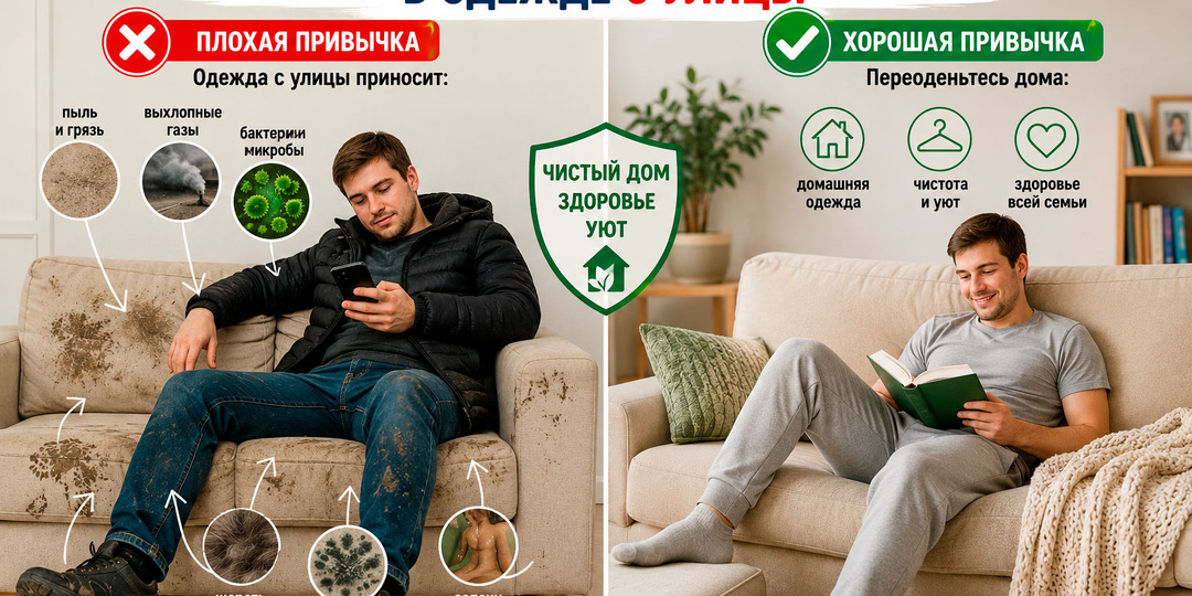 Почему дома нельзя садиться на диван в одежде с улицы – диван не вокзал, а комната не маршрутка!