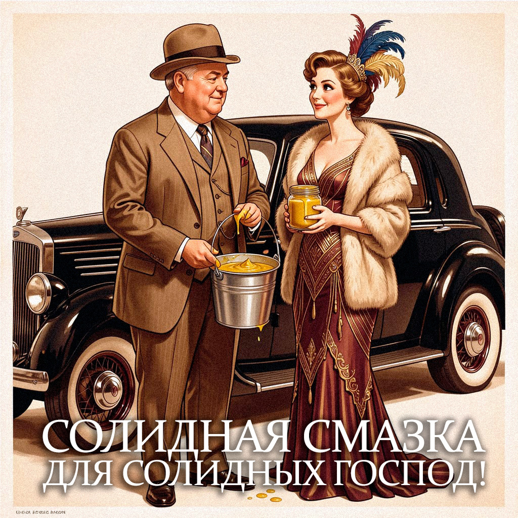Если бы буржуи рекламировали солидол!