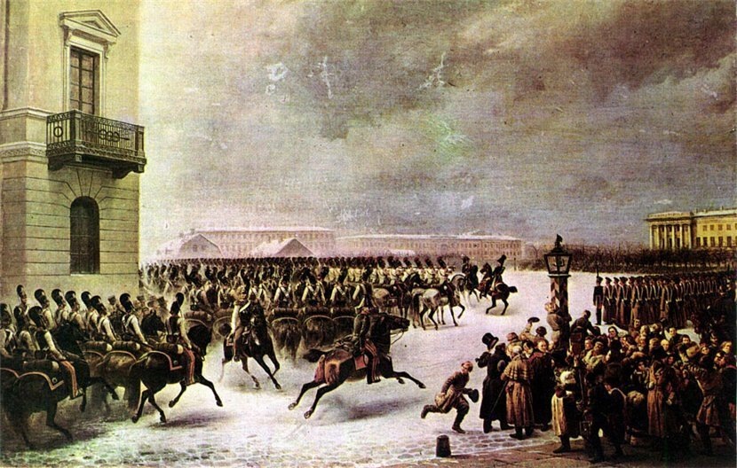 Восстание декабристов. Василий Тимм. 1853 год